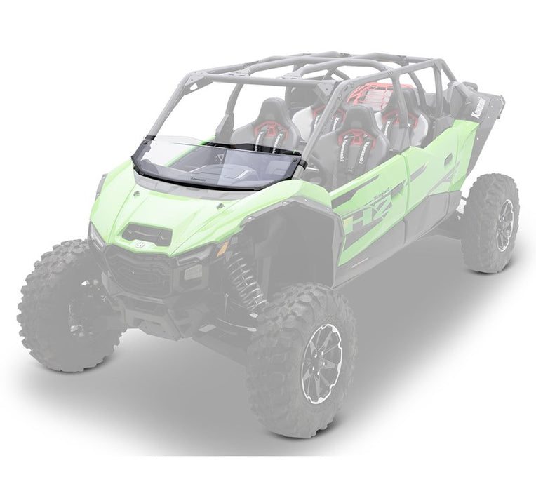 99994-2106 Teryx4/5 H2 KQR Half Windshield, Polycarbonate