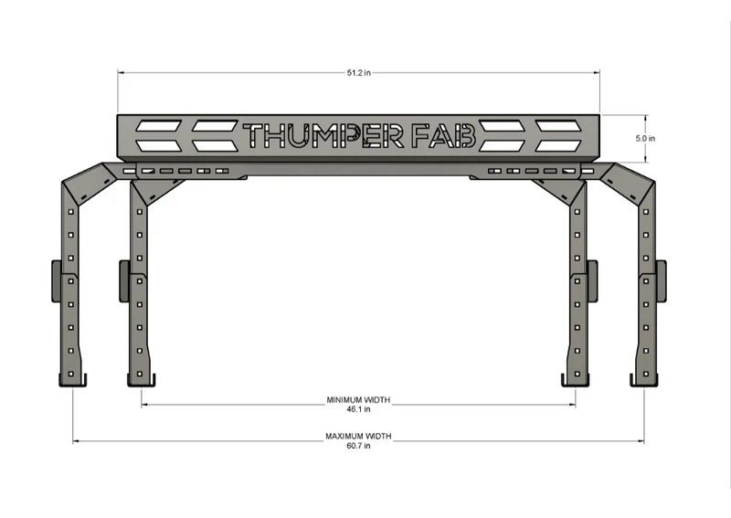 TF Ridge Bed Rack