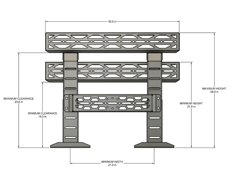 TF Ridge Bed Rack