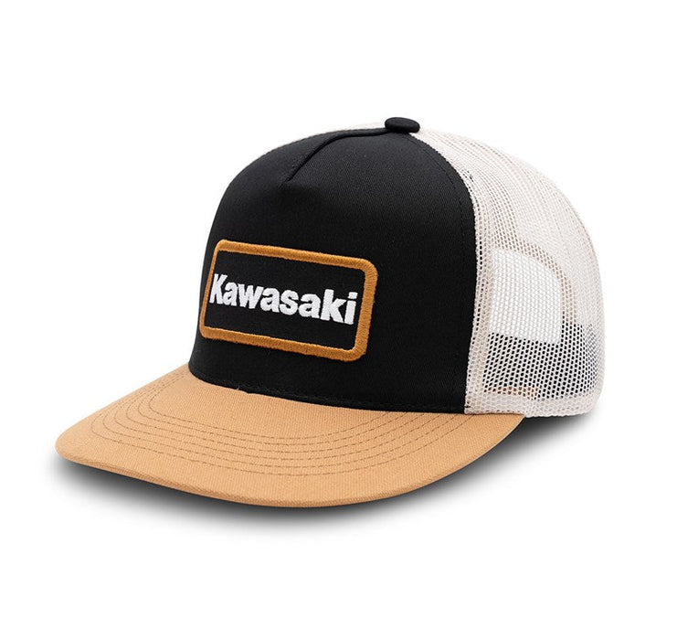 K0054135BKNS Kawasaki Adventure Flat Bill Cap Hat