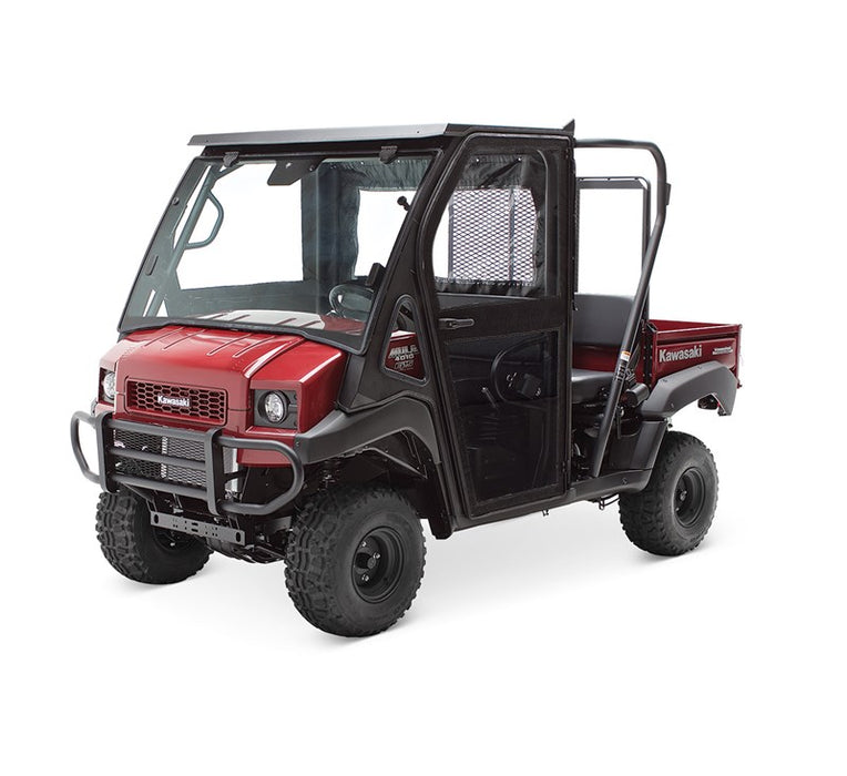KAF40T-005BLK Mule 4010 Soft Door Set, Front, Super Black