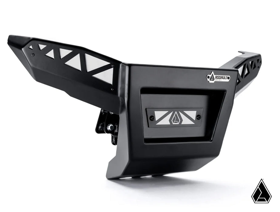 Assault Industries Winch-Ready Aluminum Plate Front Bumper Kawasaki Teryx H2