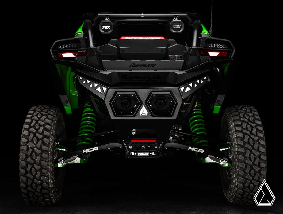 Assault Industries Aluminum Plate Rear Bumper Kawasaki Teryx H2