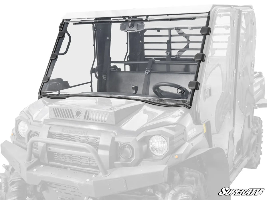 Mule Pro Scratch-Resistant Full Windshield (WS-K-MULEFXT-001-70)