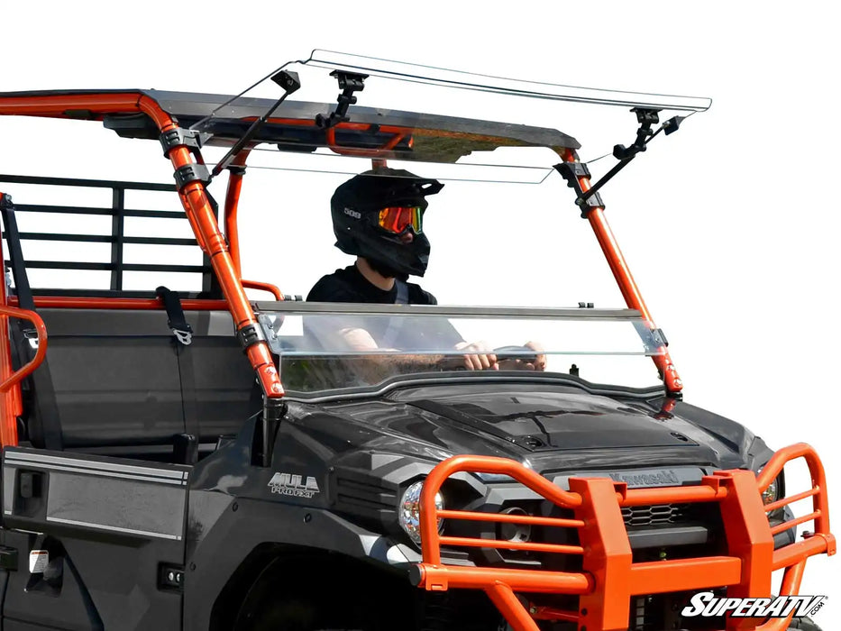 Mule Pro Scratch Resistant Flip Windshield (FWS-K-MULE-FXT-70)