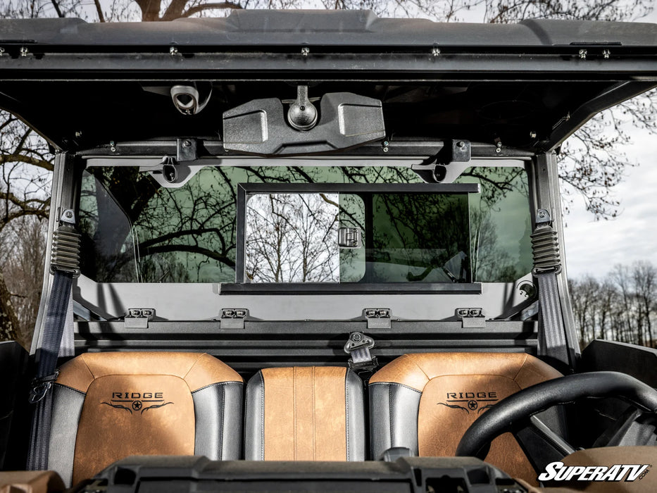 Kawasaki Ridge Glass Sliding Rear Windshield | RGWS-K-RID-01