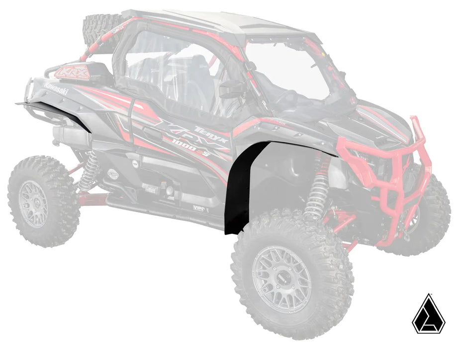 Assault Industries Kawasaki Teryx KRX 1000 Low Profile Fender Flares | FF-K-KRX-002