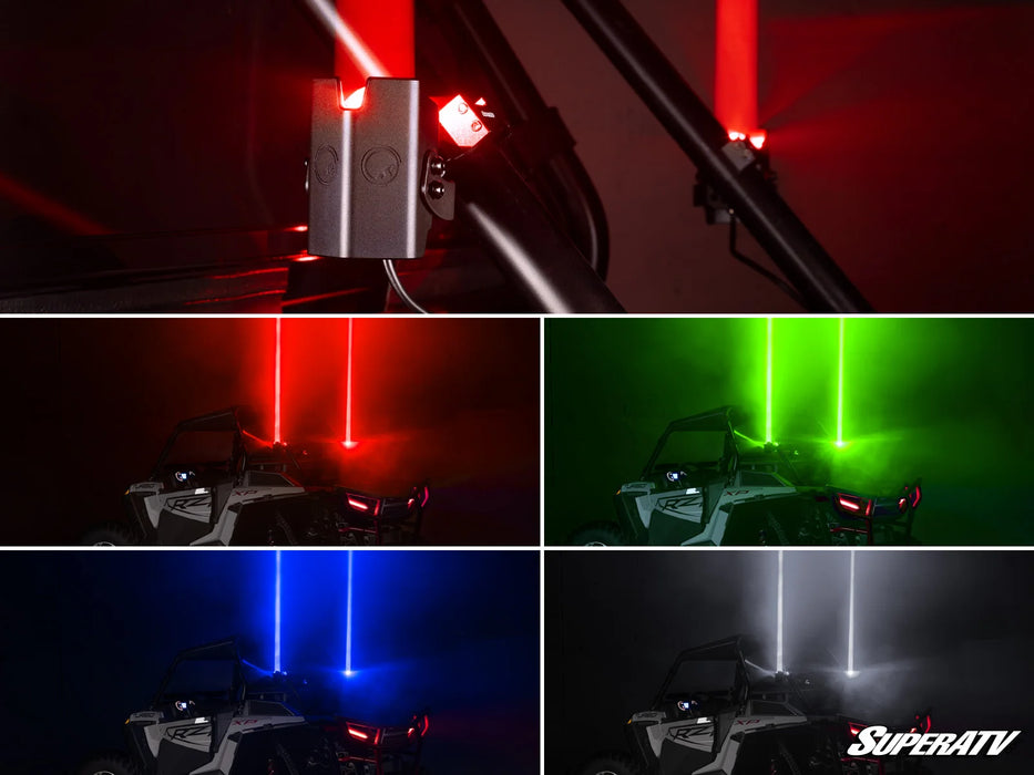 LED Laser Whip Lights | WL-U-LED