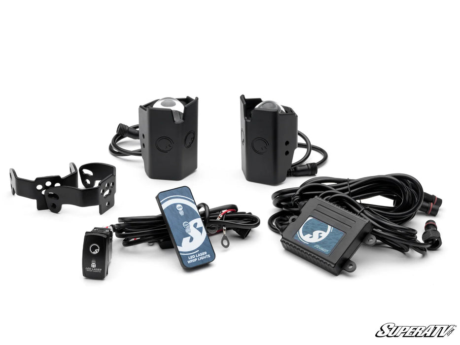 LED Laser Whip Lights | WL-U-LED